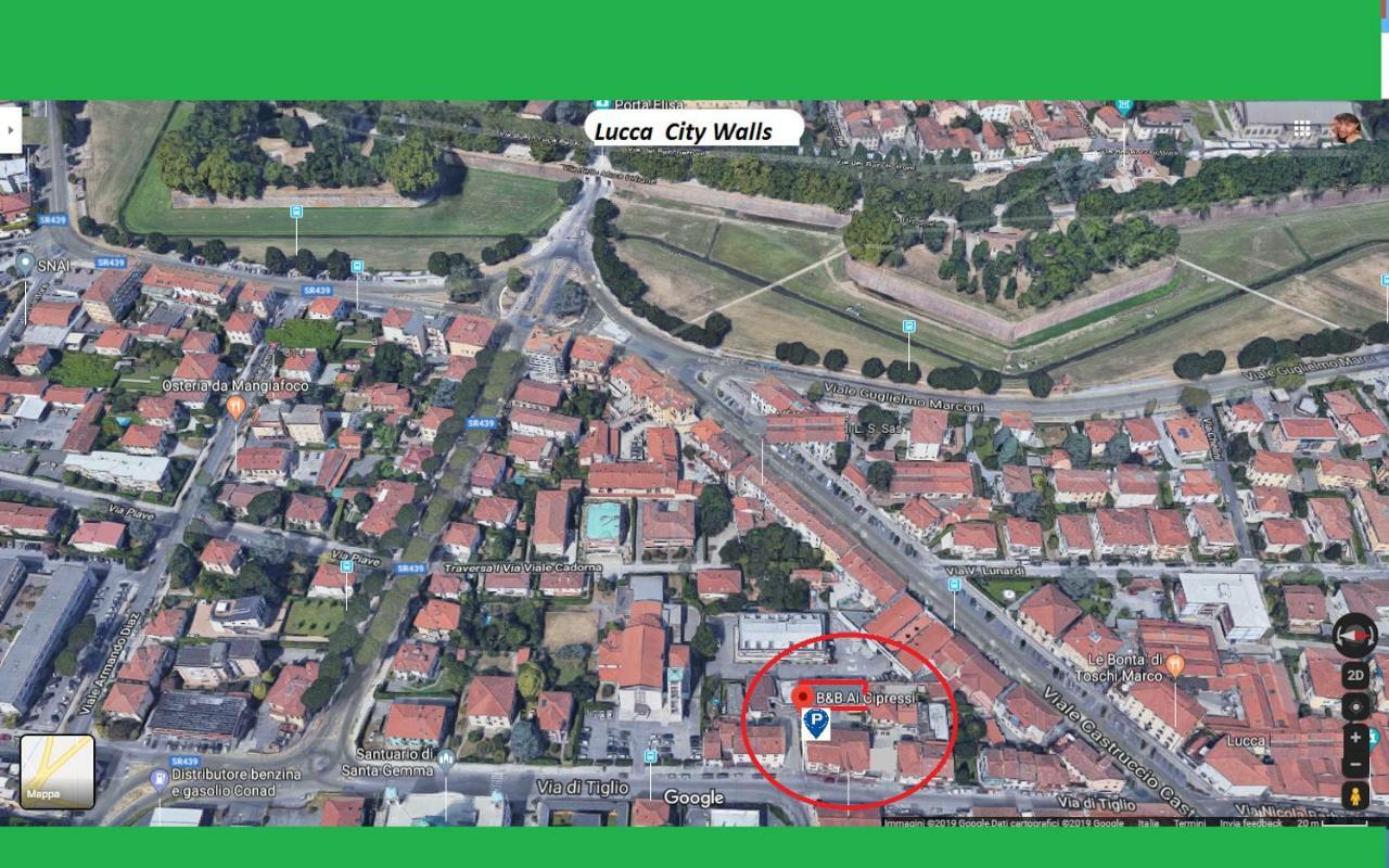 B&B Ai Cipressi Lucca Bagian luar foto